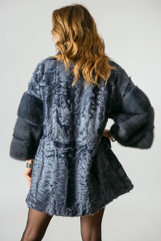 Blue xiangao lamb jacket