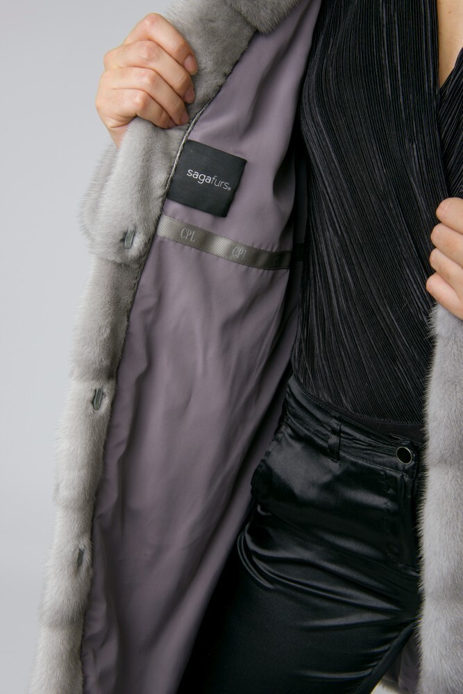 Sapphire male Scandinavian mink coat