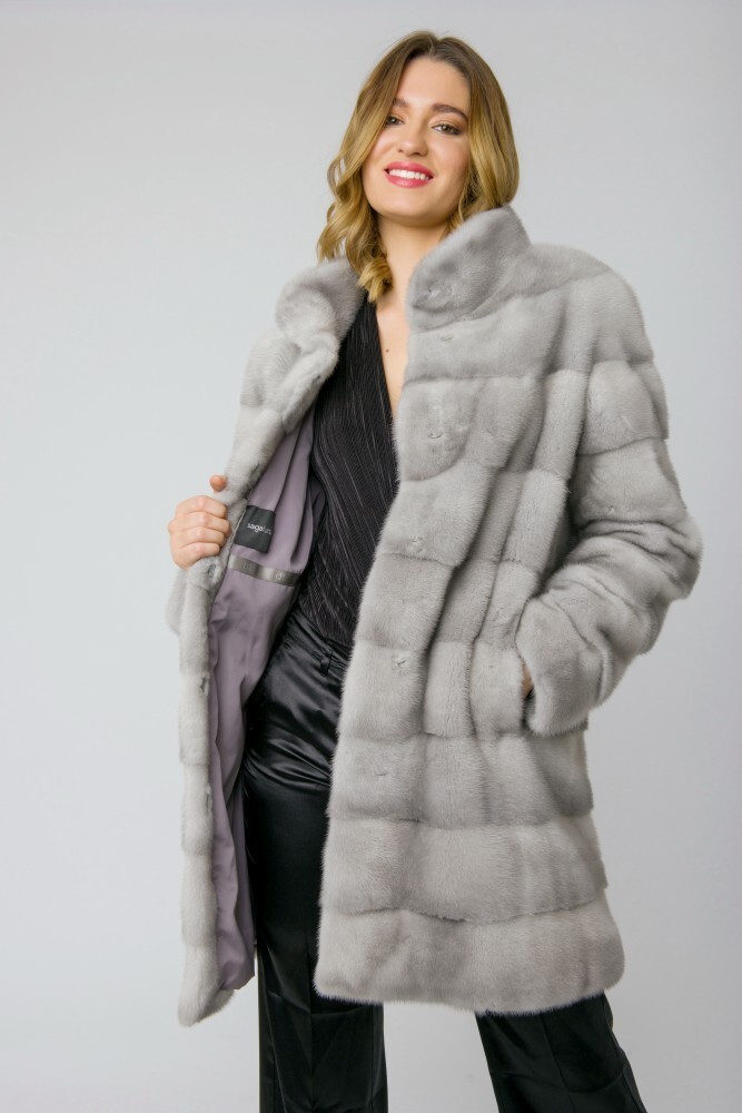Sapphire male Scandinavian mink coat