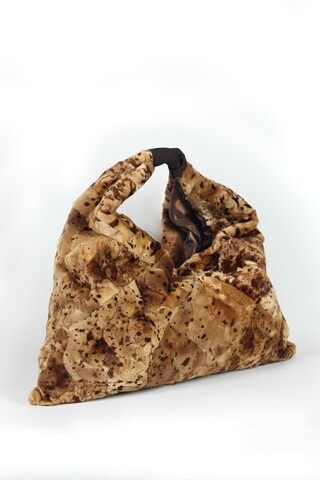 Origami model bag in mink...