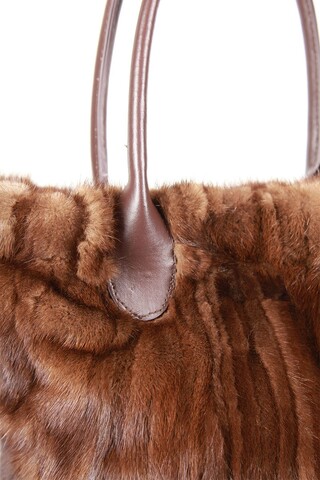 Demibuff mink fur bag