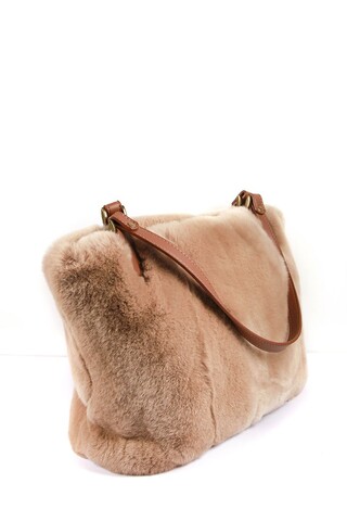 Borsa in pelliccia lapin...