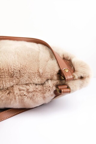 Lapin fur bag rex beige