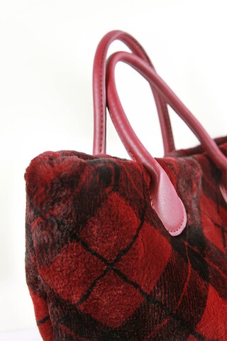 Printed lapin rex fur bag