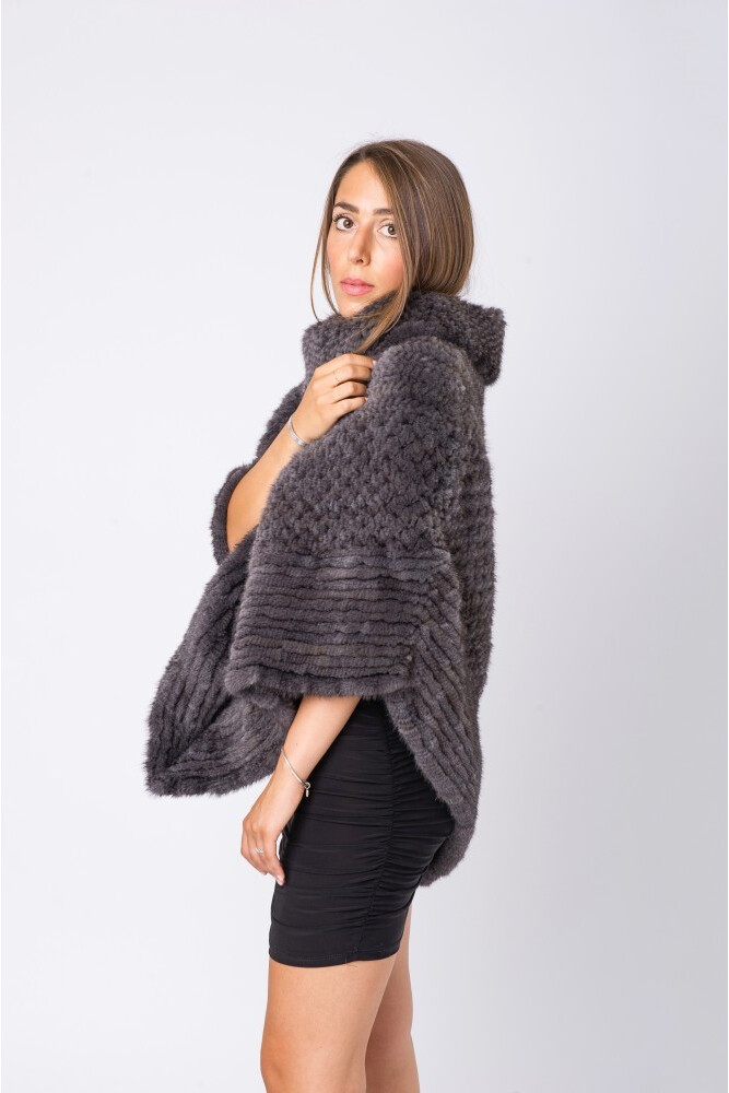 Poncho Donna Invernale Casa Conbipel CHECKERED PONCHO Cape