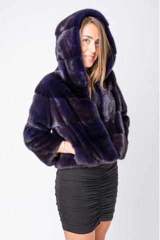 Scandinavian blue-dyed mink...