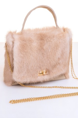 Mini borsa in visone...