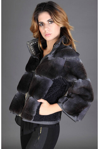 Color dark gray orylag fur...