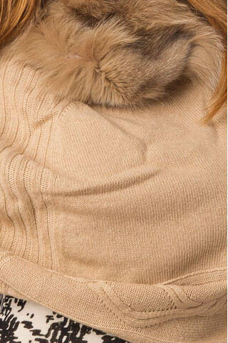 Wool hooded and fox cloak